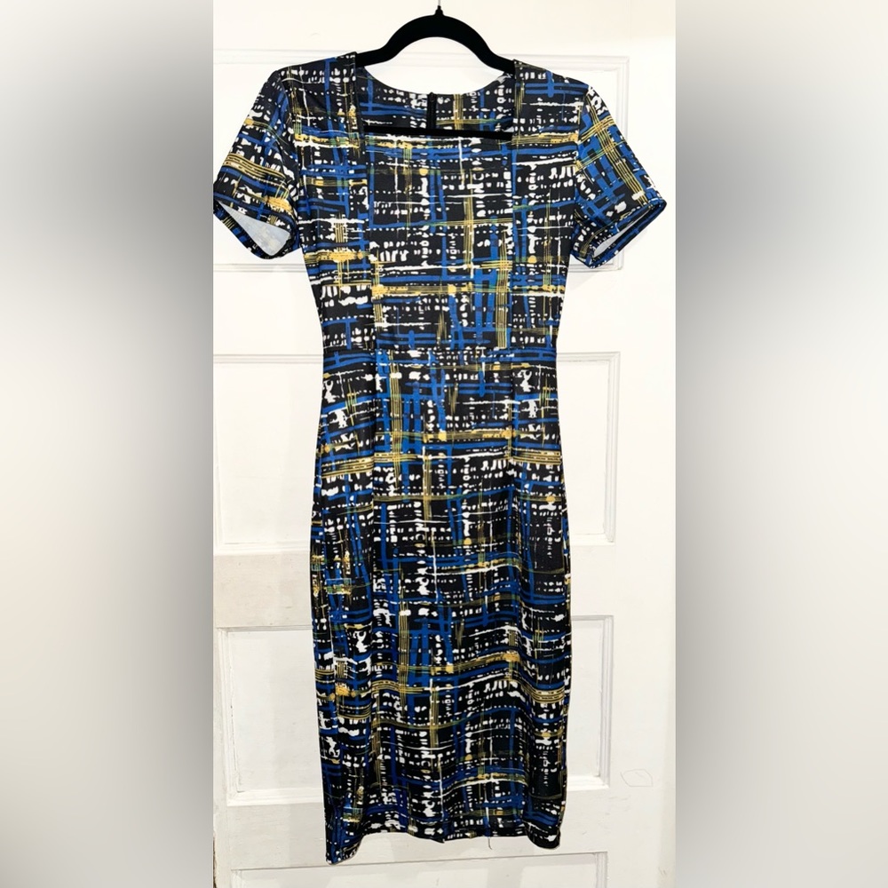Square Neck Knee High Dress